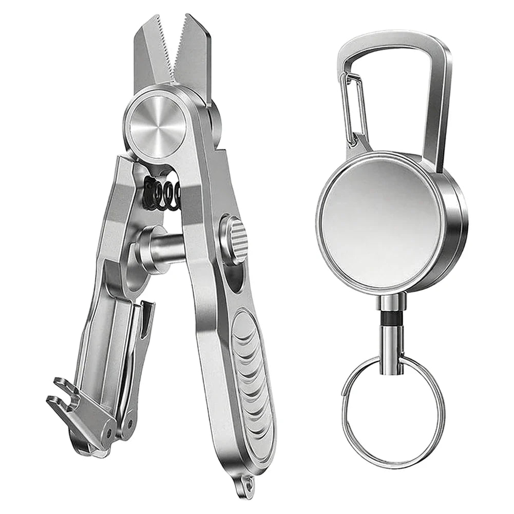 Fishing Line Scissors & Knot Tying Tool | Stainless Steel
