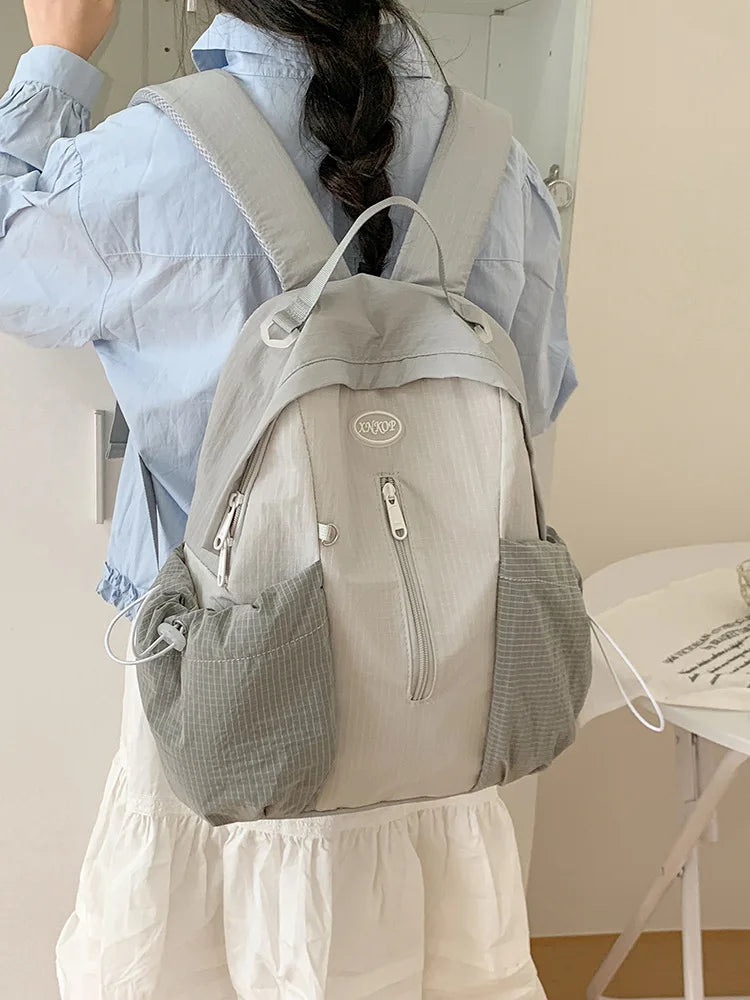 Nixie Plaid Backpack for Girls & Students – Lightweight BB-810