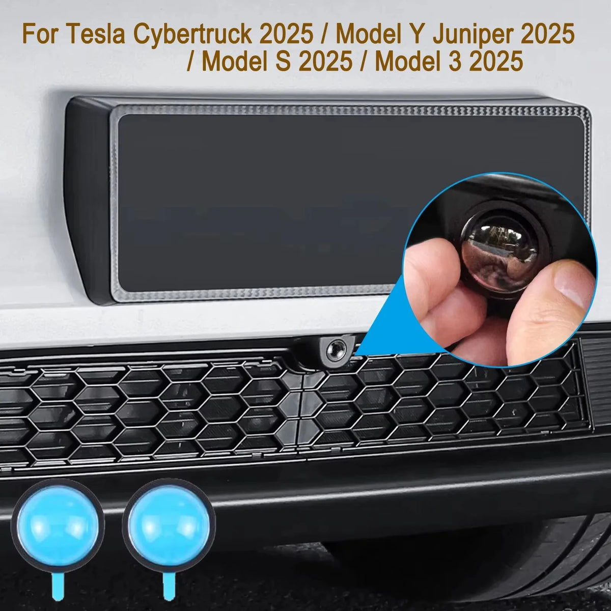 Tesla Camera Lens Guard – Cybertruck, Model Y, S & 3 PC Cover