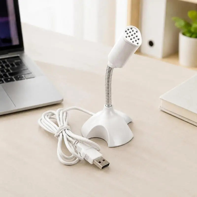 USB-A Desktop Condenser Microphone | Flexible Gooseneck