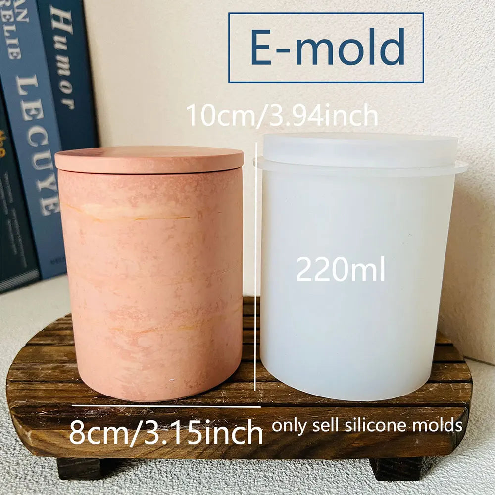 Silicone Lava Jar Mold – DIY Candle, Planter & Resin Casting