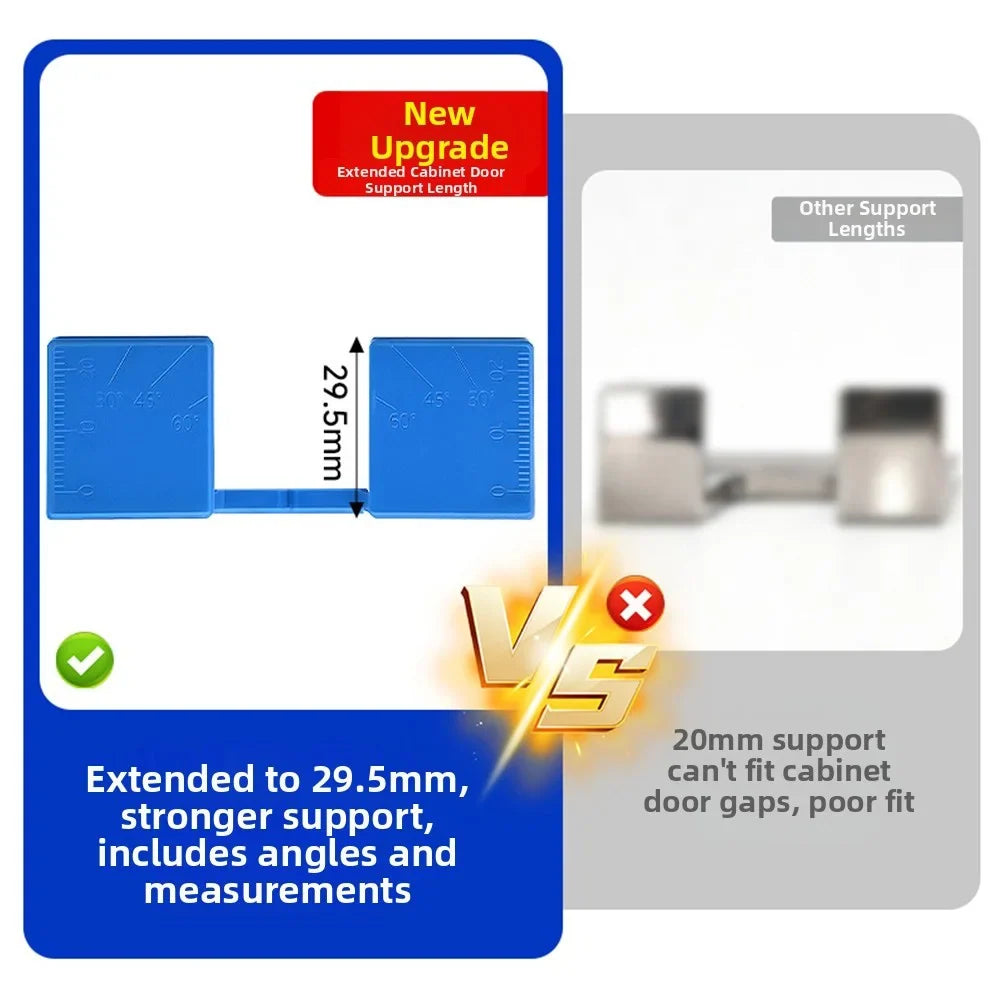 Magnetic Hinge Fixing Plate Tool – Cabinet & Door Install