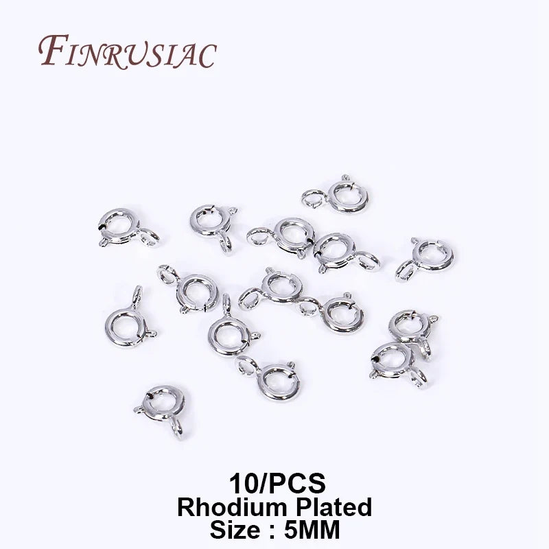 14K/18K Gold Plated Crimp Beads & Clasp Connectors | DIY Jewelry