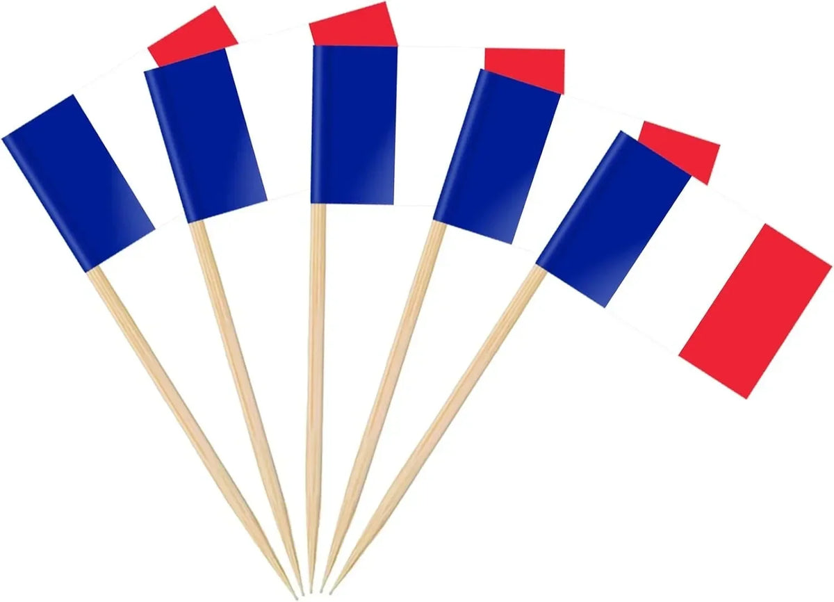 Mexico Flag Toothpicks 100pk – Mini Food Picks & Party Toppers