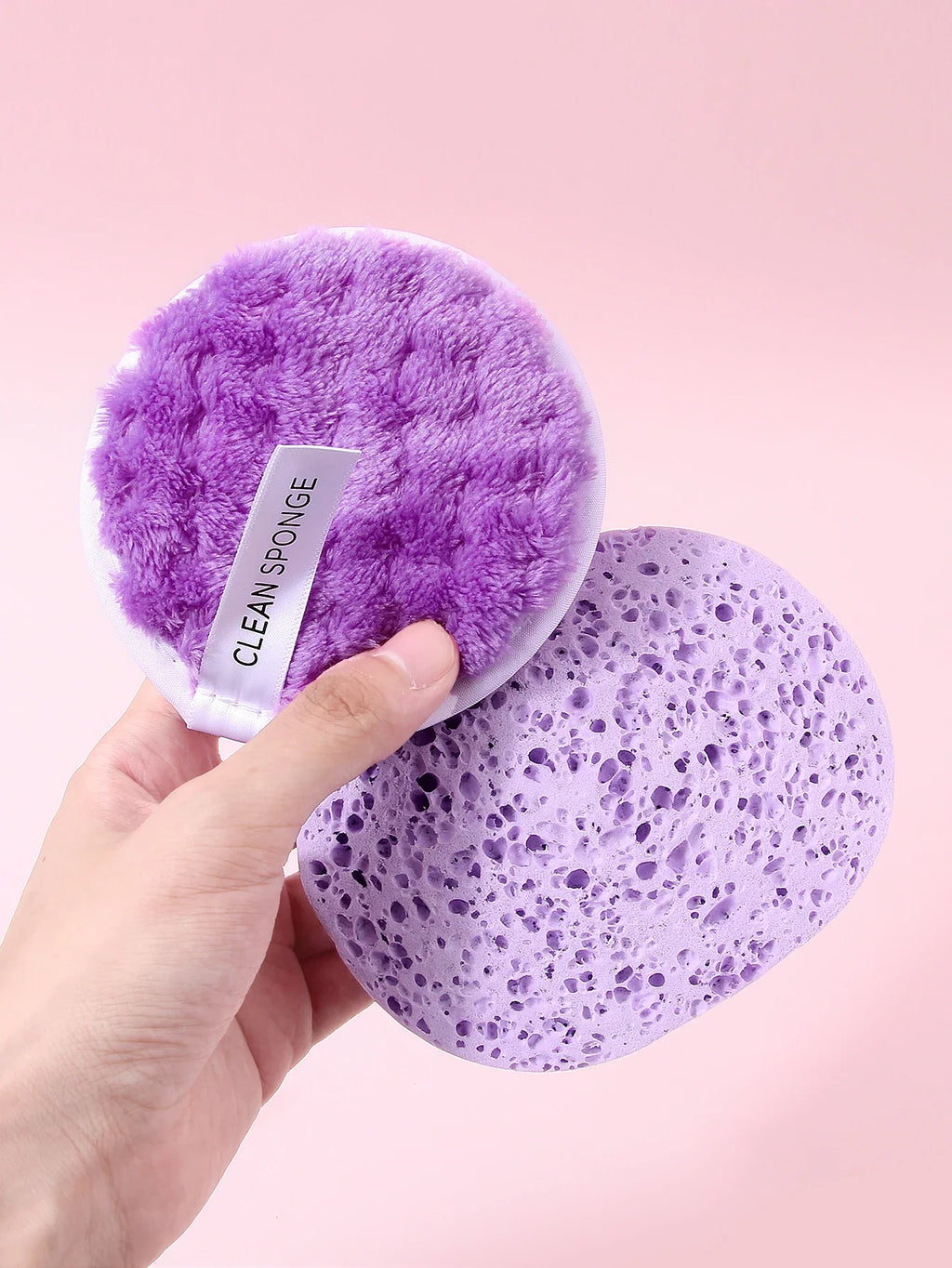 4-Piece Makeup Sponge Set – Beauty Eggs, Cleansing & Remover Pad