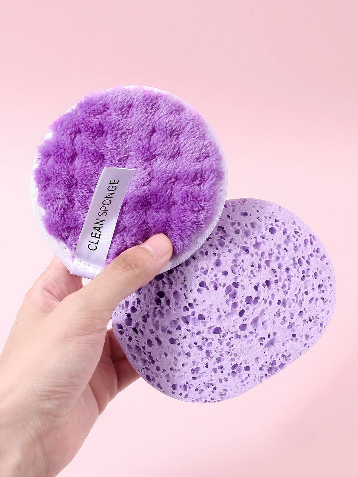 4-Piece Makeup Sponge Set – Beauty Eggs, Cleansing & Remover Pad