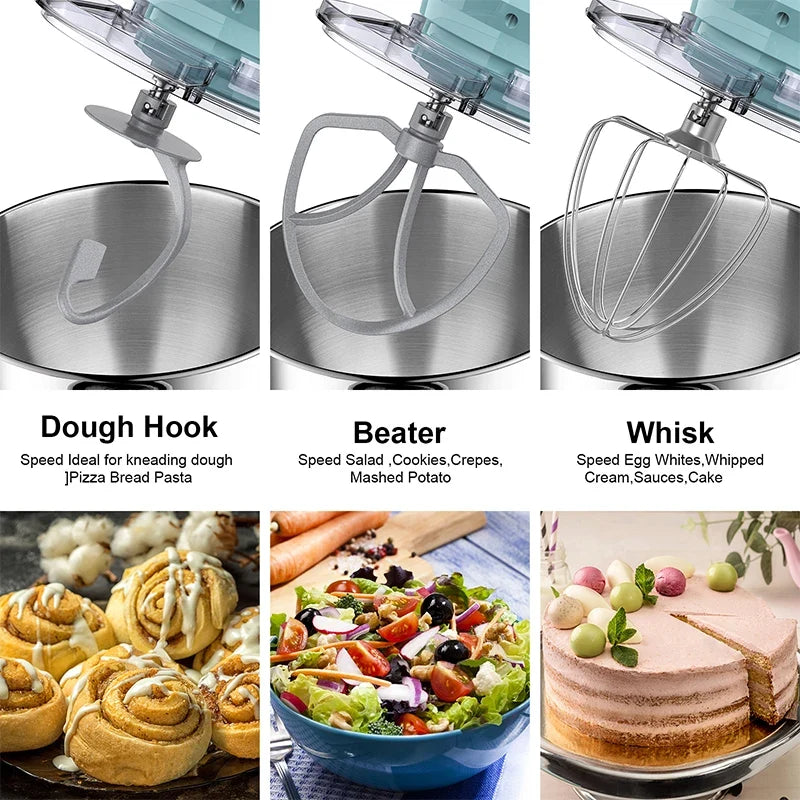 Planetary Stand Mixer 6.5–10L | Dough Kneader & Cake Mixer