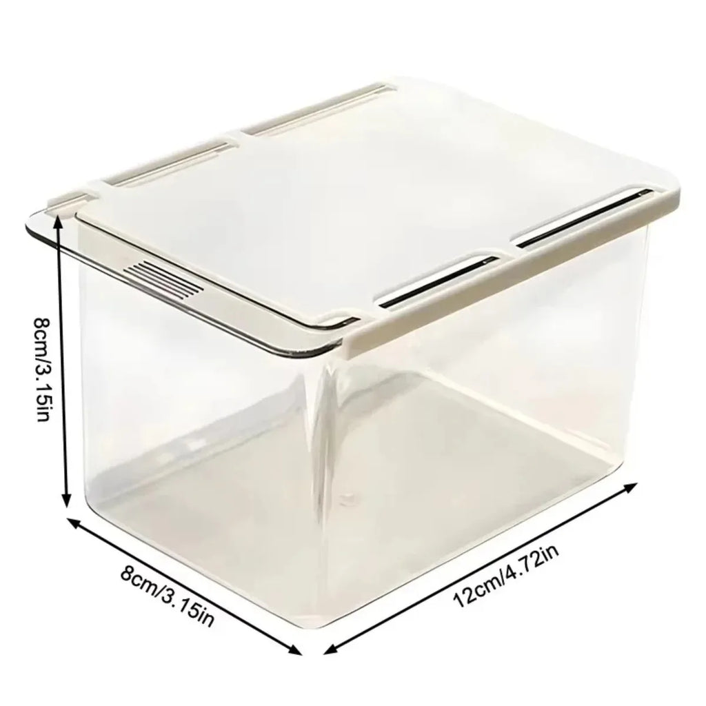 Transparent Pull-Out Bathroom Drawer Makeup Organizer
