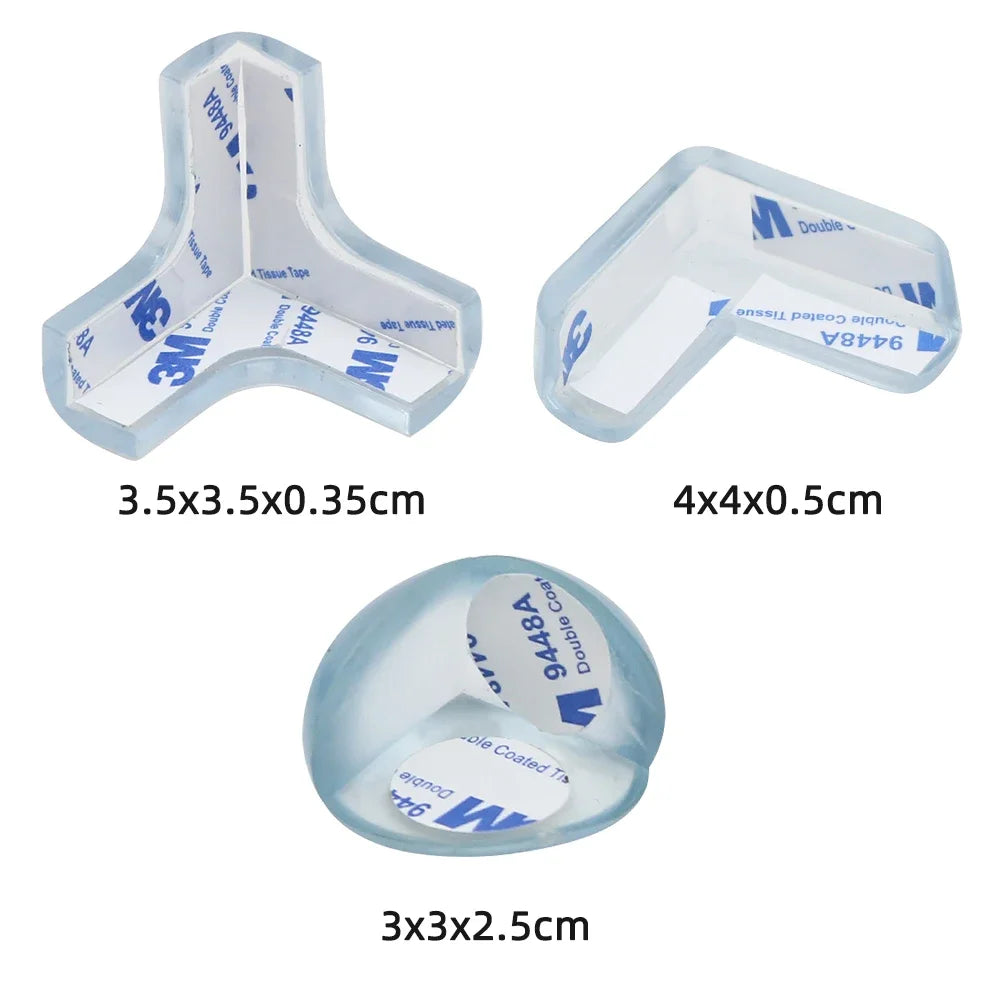 Baby Corner Guards – Clear PVC Table Edge & Corner Protectors