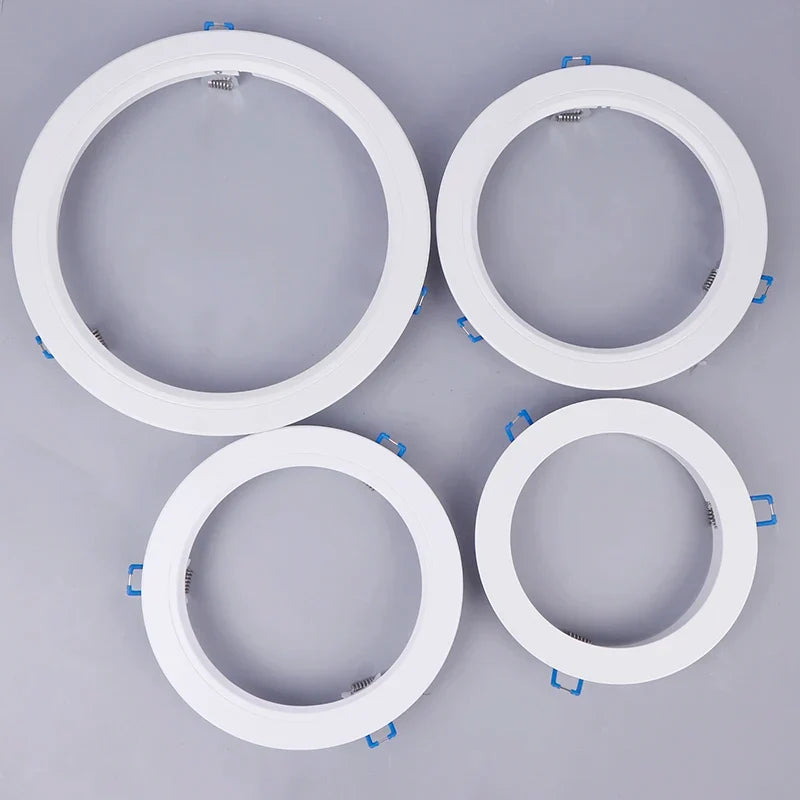 White LED Downlight Adapter Rings – Hole Enlarger & Spotlight Frames