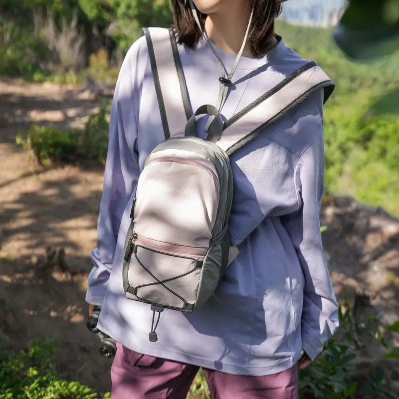Nixie Color-Block Mini Backpack – Lightweight Hiking Travel Bag