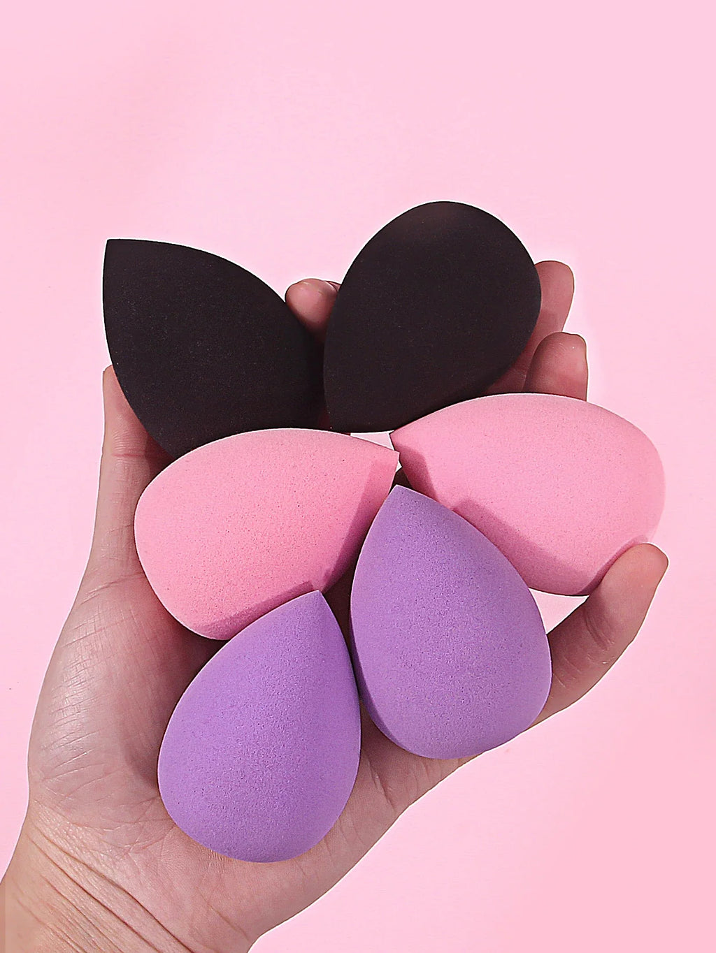 6-Piece Makeup Sponge Set – Soft Cosmetic Blender & Powder Puff