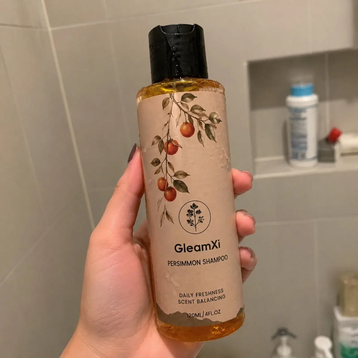 Persimmon Shampoo – Gentle Daily Scalp & Hair Cleanser 120ml