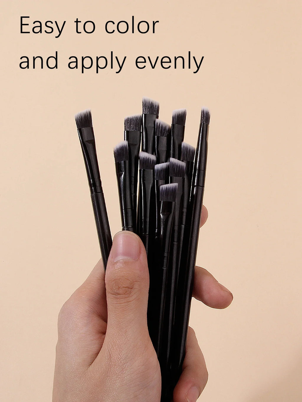 Blade Eyeliner & Eyebrow Brush Set – Ultra Thin Angled Tip