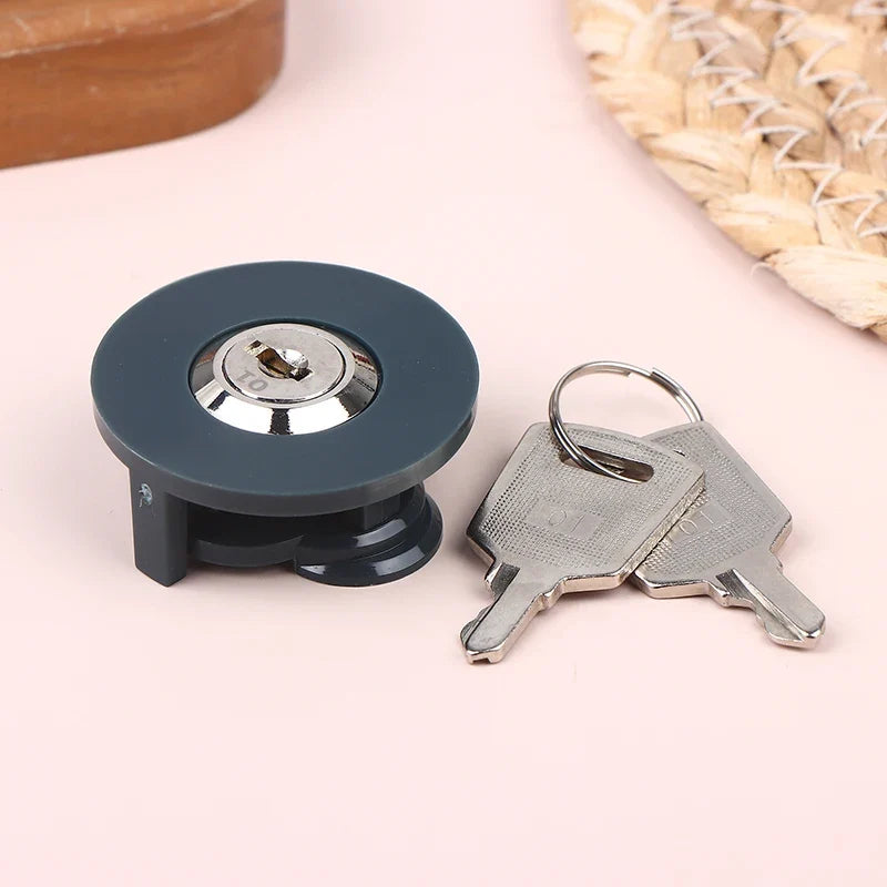 Child Safety Socket Lock with Key – Zinc-Alloy Outlet Lock
