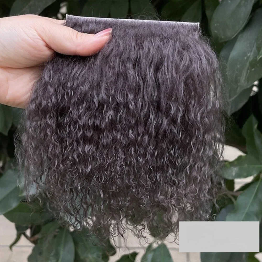 Mohair Lamb Wool Curly Hair Weft – DIY Doll Wig Extensions