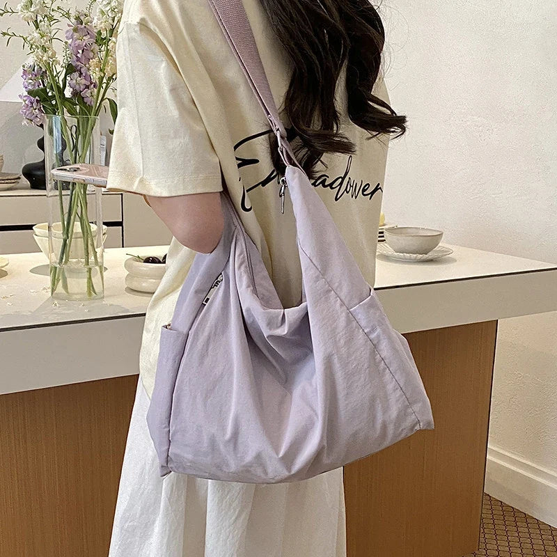 Convertible Nylon Crossbody Backpack & Sling Bag for Women