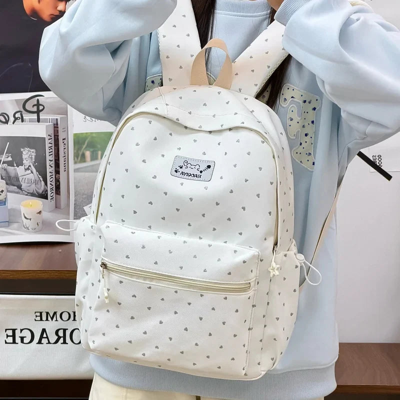 Japanese Candy Color Backpack – Lightweight High Capacity School Bag