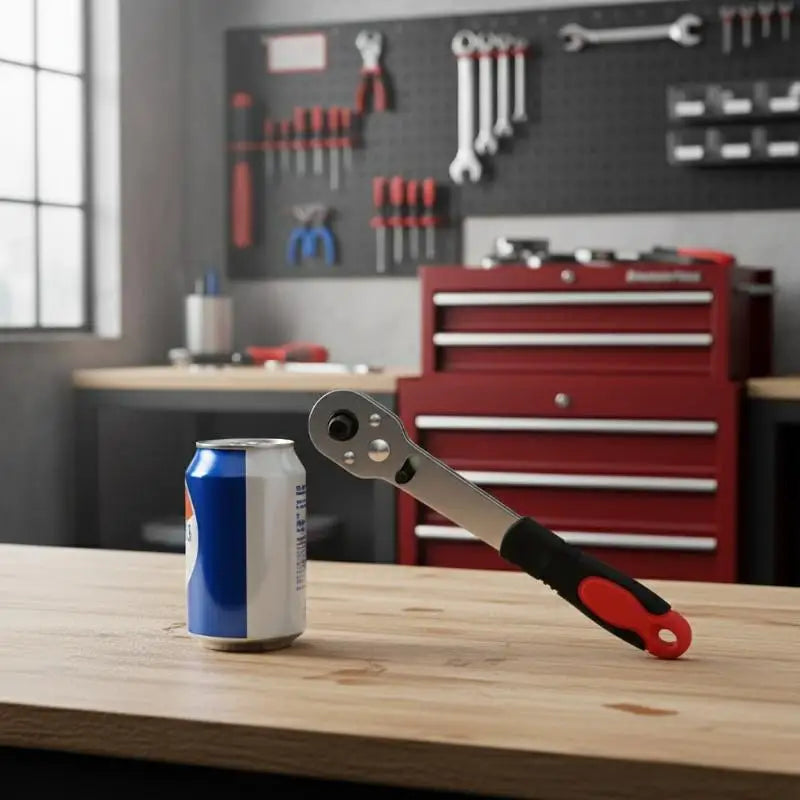 1/4 Inch Reversible Ratchet Wrench with Quick Release