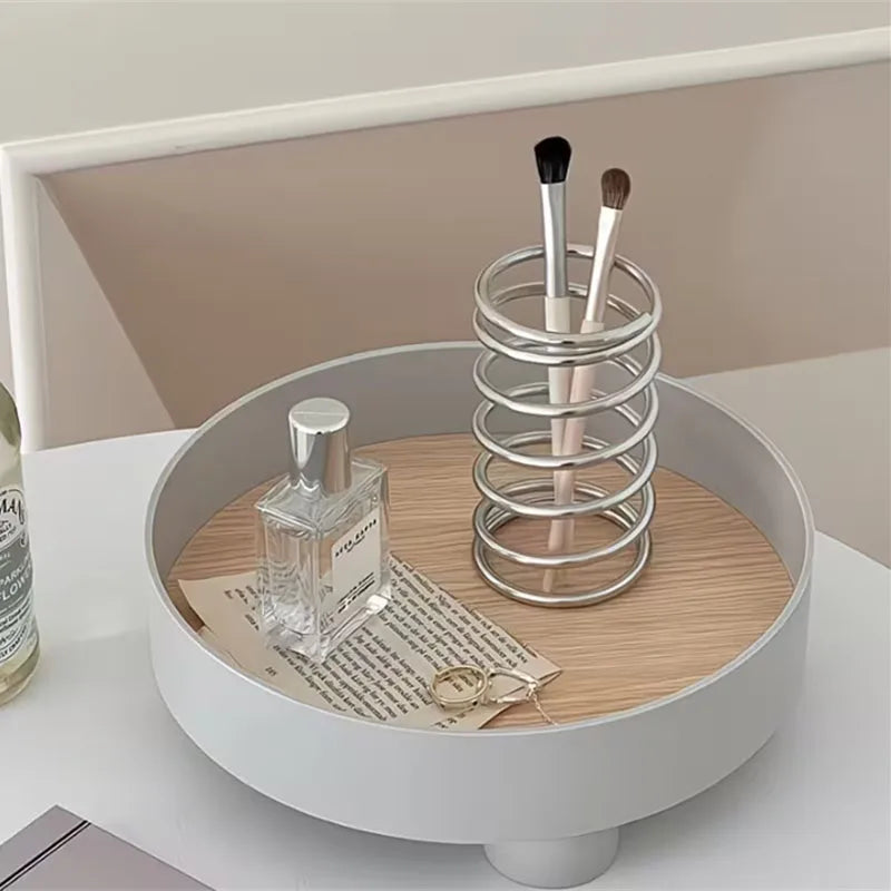 Stainless Steel Makeup Brush Holder – Spiral Hollow Organizer