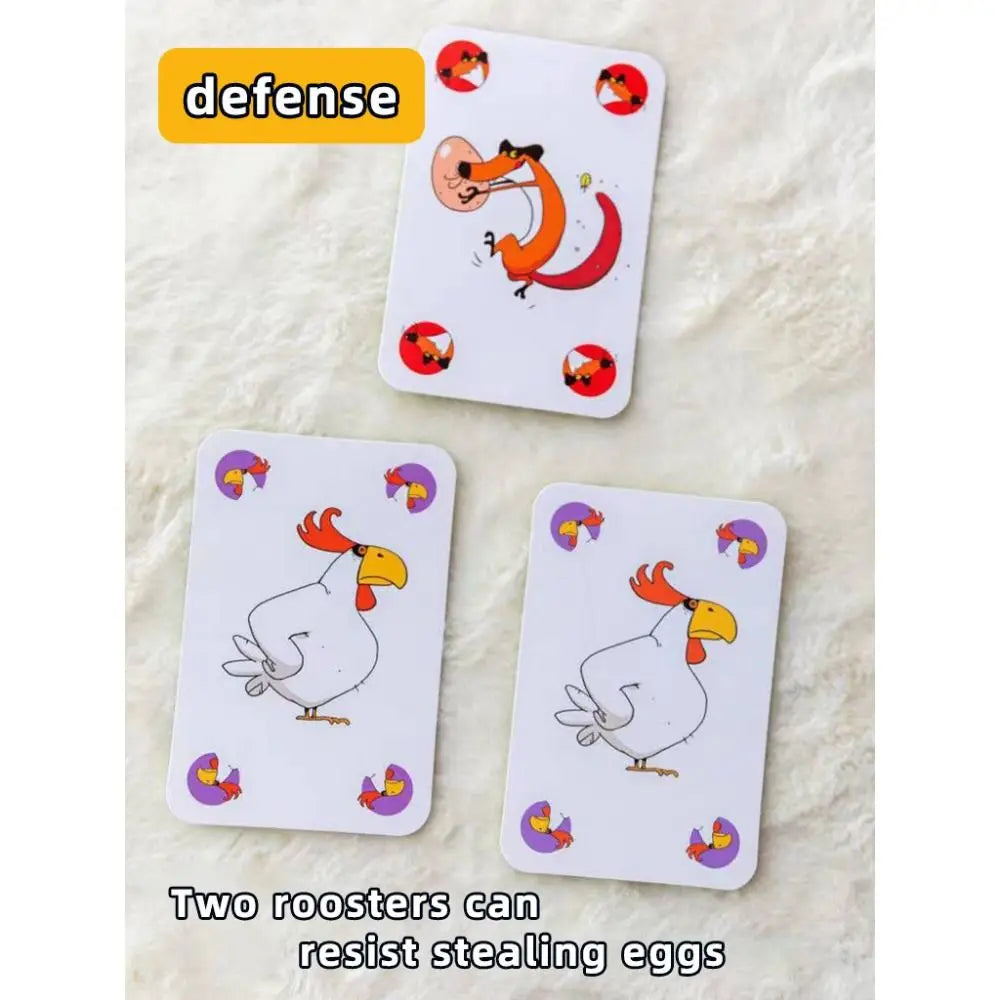 Cartoon Card Board Game Set – Chicken, Black Sheep | Kids 3–12