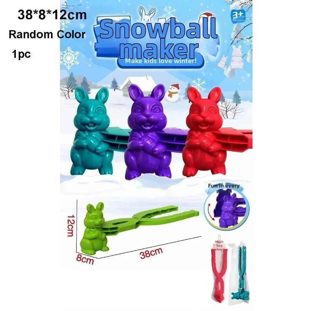 Snowball Maker Clip Tongs – Heart, Snowflake & Duck Molds
