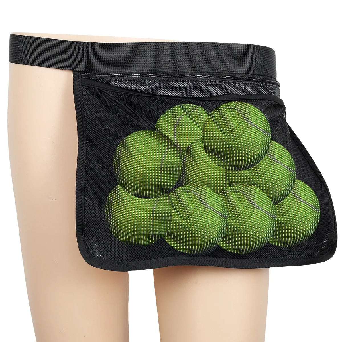 Tennis Ball Waist Bag – Adjustable Sweatproof Oxford Mesh Pouch