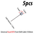 5-Pack Stainless Steel Bike Brake & Derailleur Inner Cables