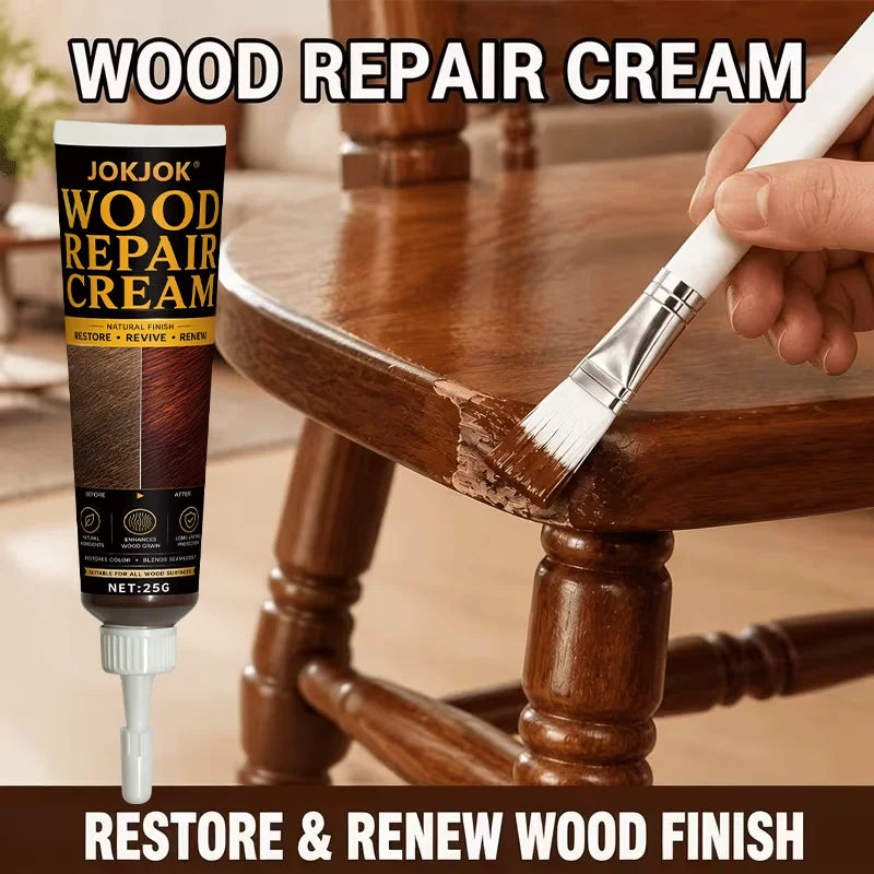 Wood Furniture Repair Paste – Color Restoring Wood Filler