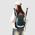 Color-Block Patchwork Backpack – Lightweight Travel Bag Women