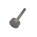 Alloy Steel Ground Rod Driver Flat Head Impact Hammer Attachment