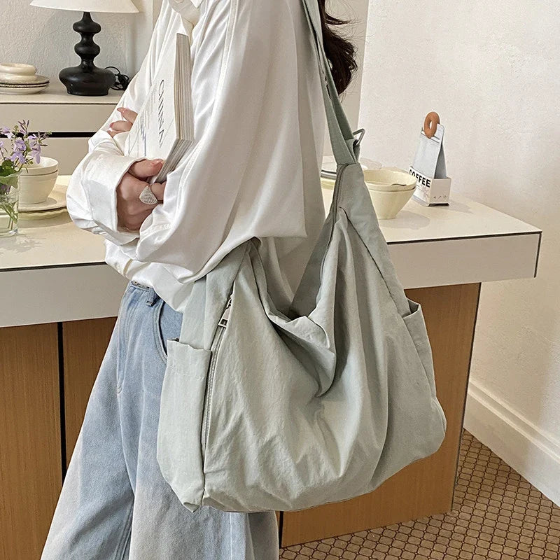 Convertible Nylon Crossbody Backpack & Sling Bag for Women