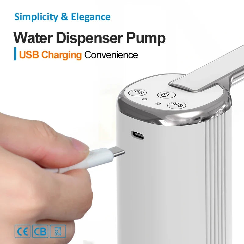 Foldable USB Electric Water Bottle Pump | NOCCLILI Dispenser