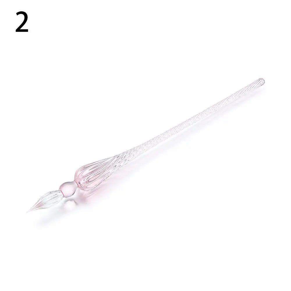 Vintage Glass Dip Pen for Calligraphy, Signature & Art