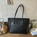 Large Capacity PU Leather Tote Bag for Women – Shoulder Bag