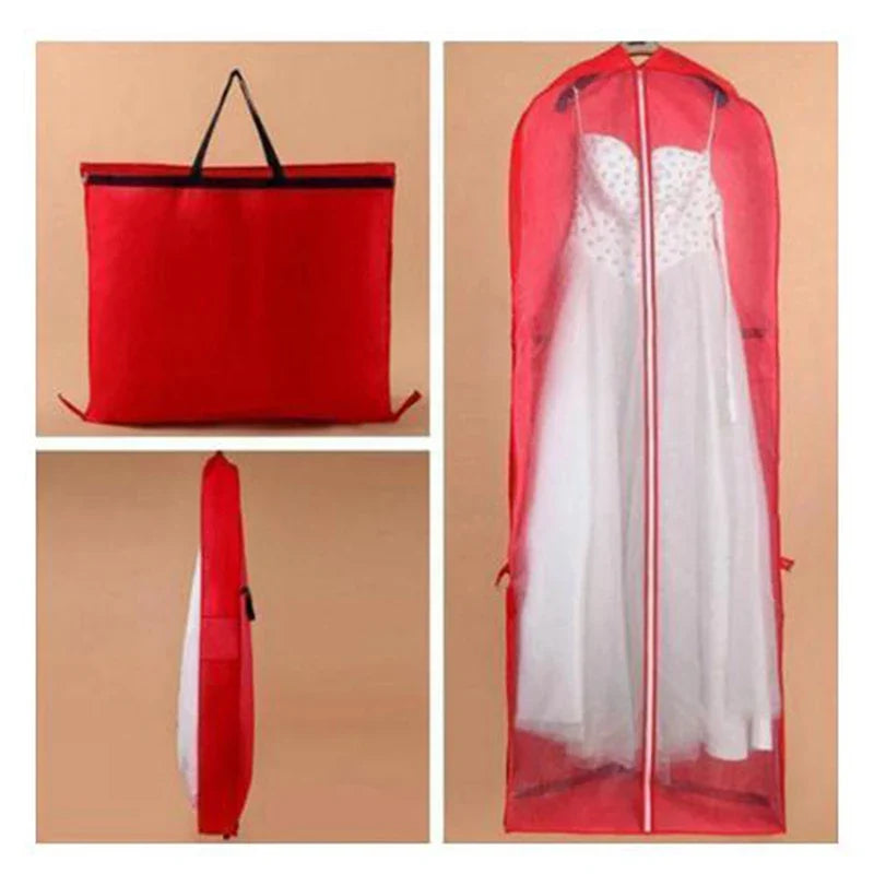 Wedding Dress Dust Cover Bag 150cm/180cm – Foldable Gown Storage