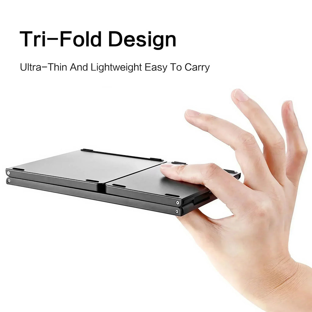 STONEGO Foldable Bluetooth Keyboard with Touchpad | Travel