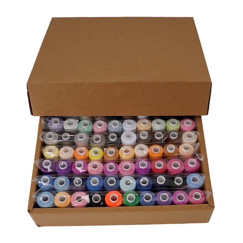 80-Color 402 Polyester Sewing Thread Set – 400 Yards Per Spool