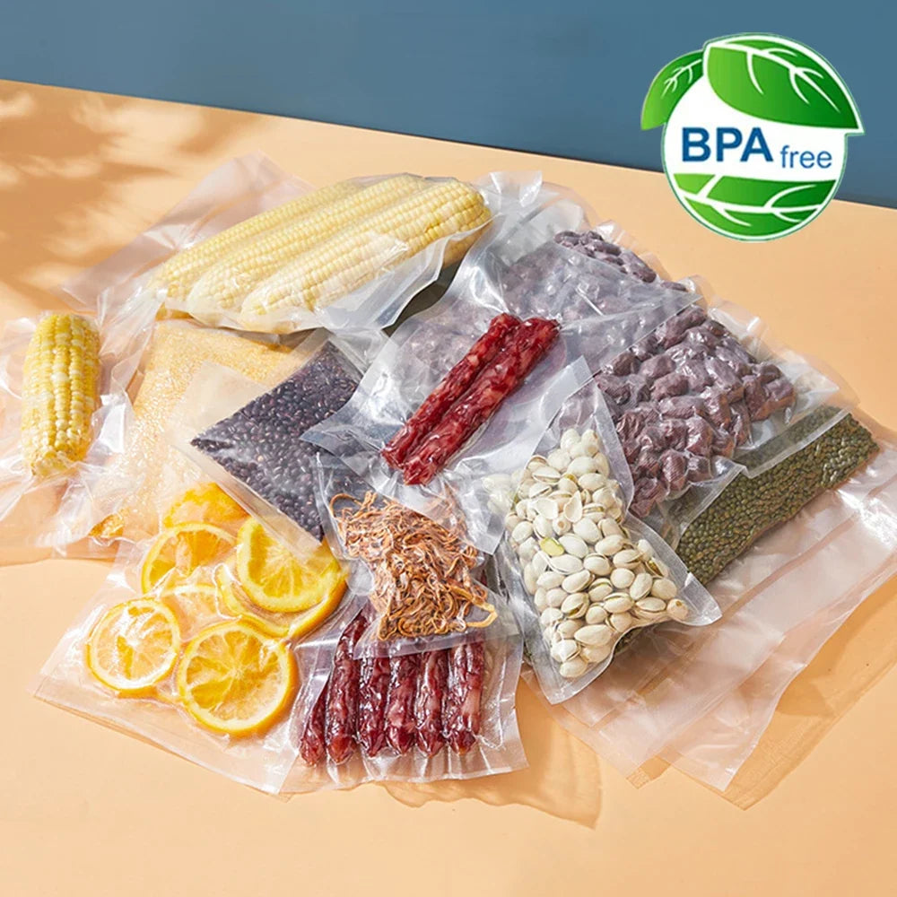 Vacuum Sealer Bags 100pcs – Airtight Food Storage Bags