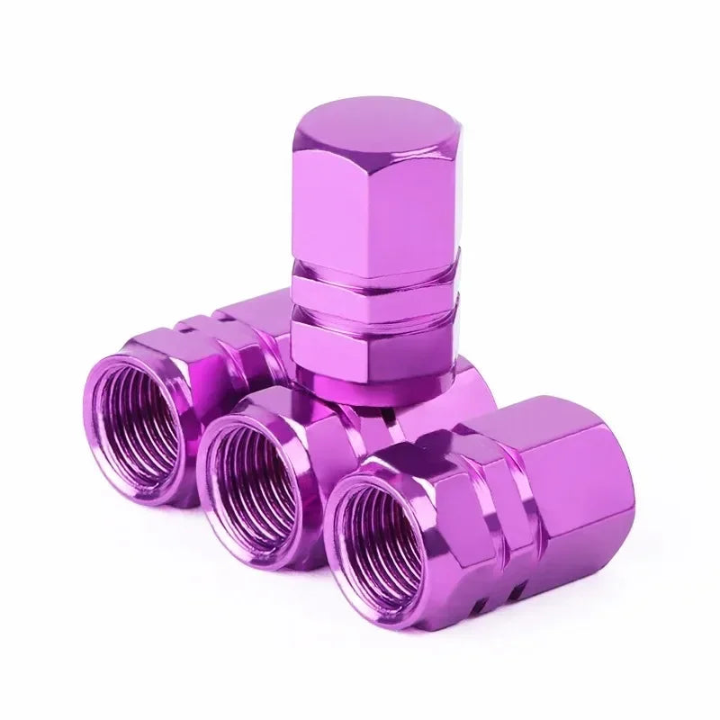 Aluminum Alloy Tire Valve Stem Caps – Anti-Rust, 11 Colors