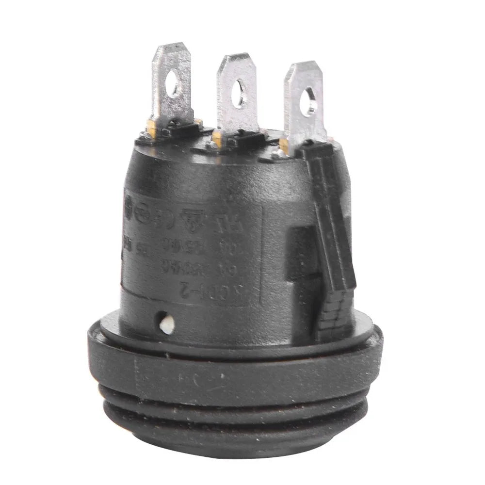 5PCS Black SPDT Rocker Switch 3-Position 10A 125V Waterproof