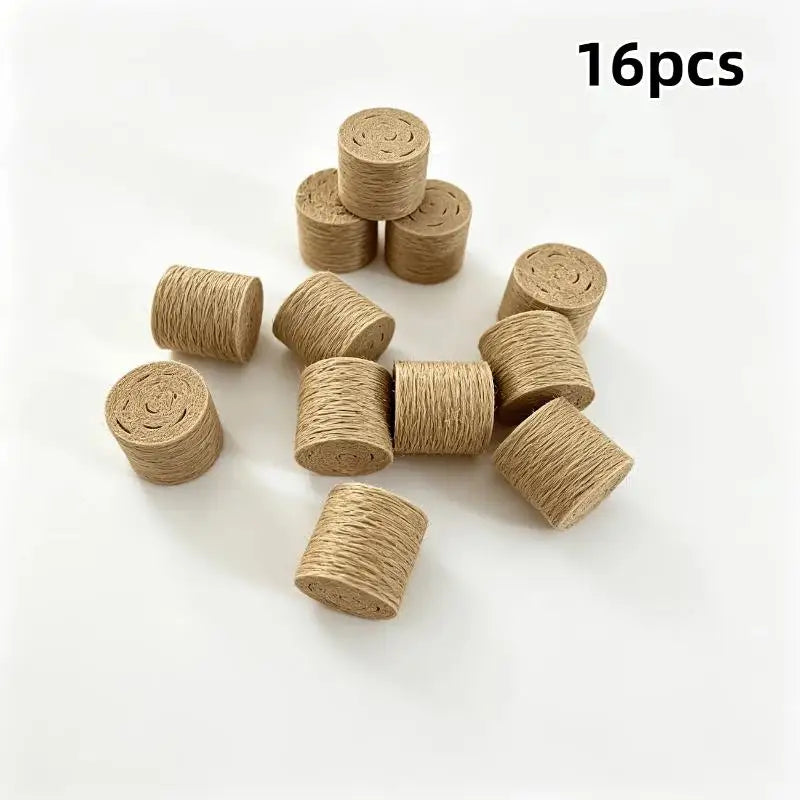 Miniature Hay Bale Farm Ornaments 8/16 Pcs – Landscape Décor