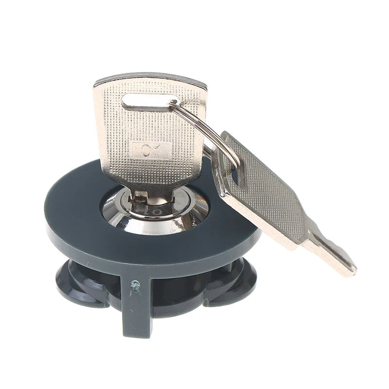 Child Safety Socket Lock with Key – Zinc-Alloy Outlet Lock