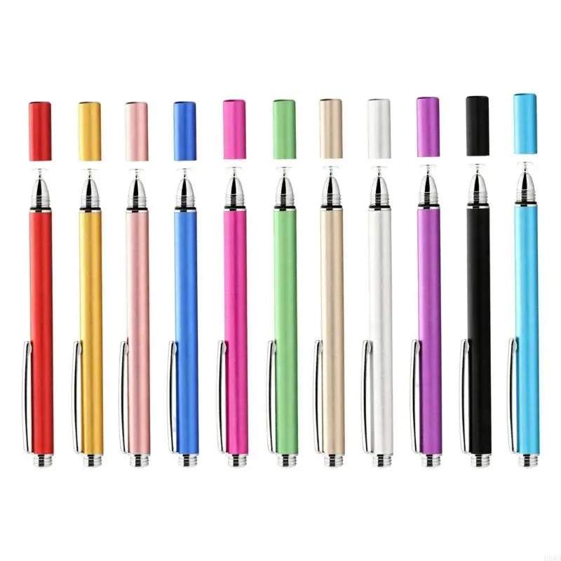 Disc Tip Stylus Pen – Metal Body, Cap & Clip | Touch Screens