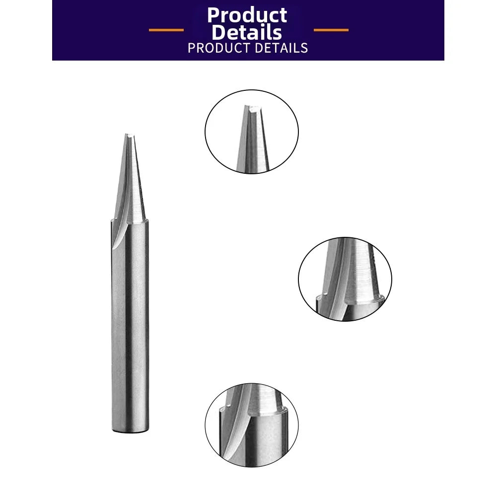 V-Shape CNC Engraving Bit Set – Wood, Acrylic, MDF Router Bits