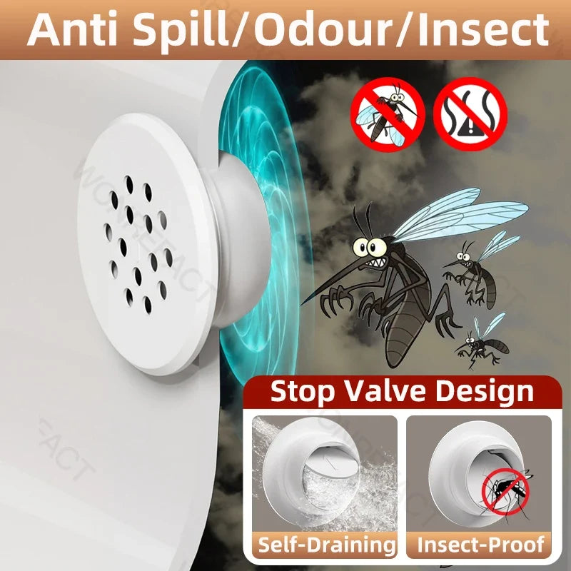 Silicone Overflow Ring Cover for Bathroom Sink & Washbasin