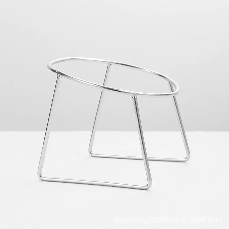 Stainless Steel Pet Bowl for Cats & Dogs | Elevated Neck Support