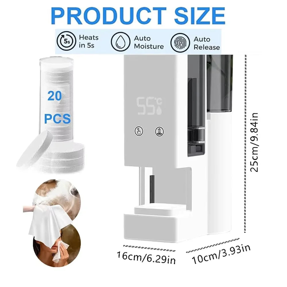 Smart Towel Warmer – Adjustable Temp, 20-Piece Capacity