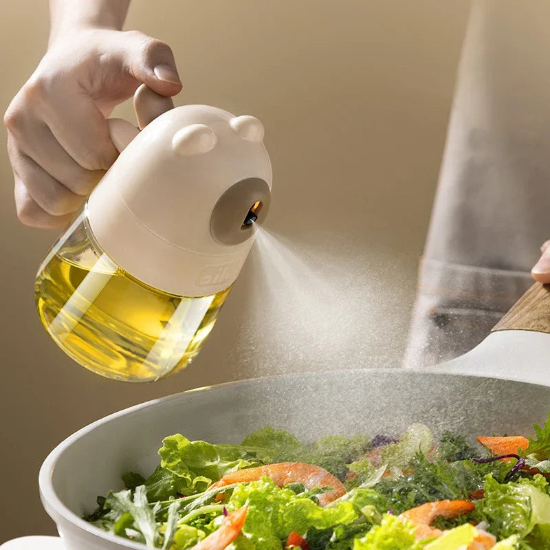 Glass Press-Spray Oil Dispenser Bottle – BBQ, Baking & Kitchen