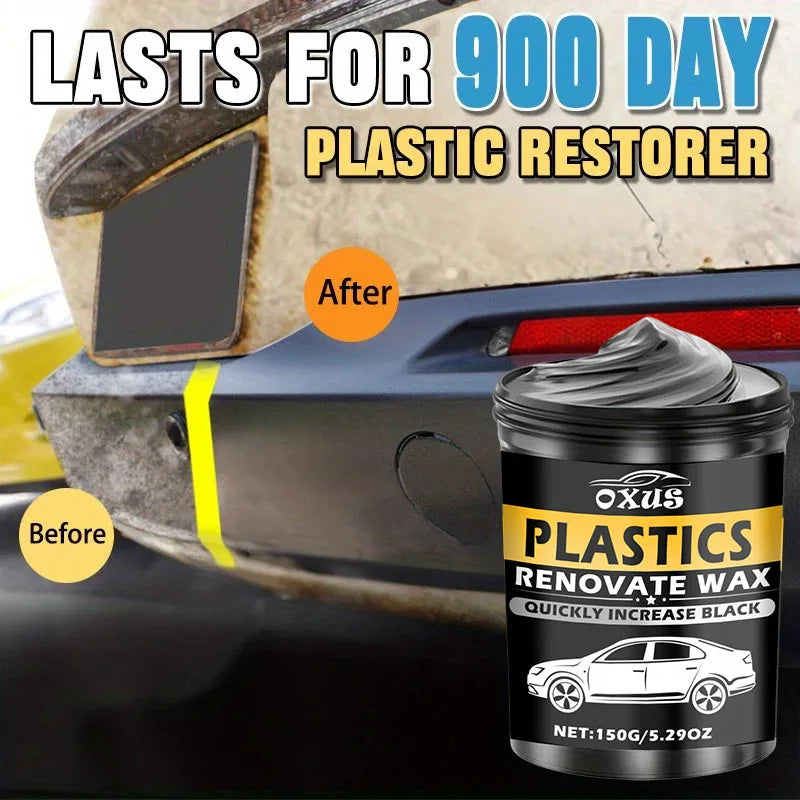 Black Crystal Plastic & Rubber Repair Paste – Car Scratch Polish
